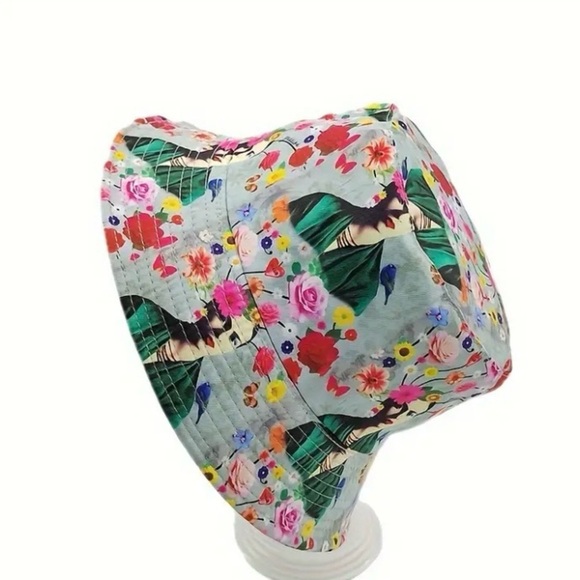 Frida Kahlo Inspired Reversible Bucket Hat - Picture 5 of 13